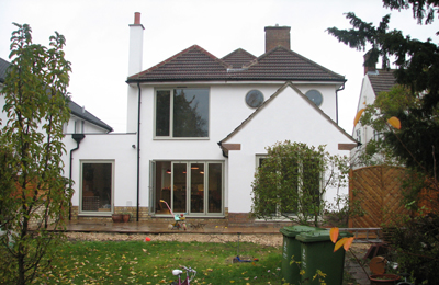 ward cottages panorama front photograph sketch elevation and floorplans