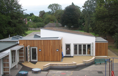 st faiths school classroom upgrade retrofit project coloured finishes ground floor plan