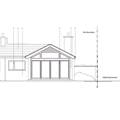 buckden proposed garden elevation with sliding doors