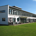 the terminal building southern glazed facade photograph